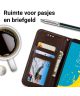 Samsung Galaxy J6 (2018) Lederen Wallet Hoesje Flower Print Coffee