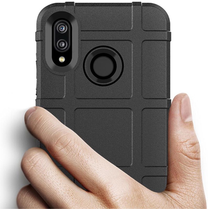 Huawei P20 Lite Anti-Shock Hybride Hoesje Zwart afbeelding 7