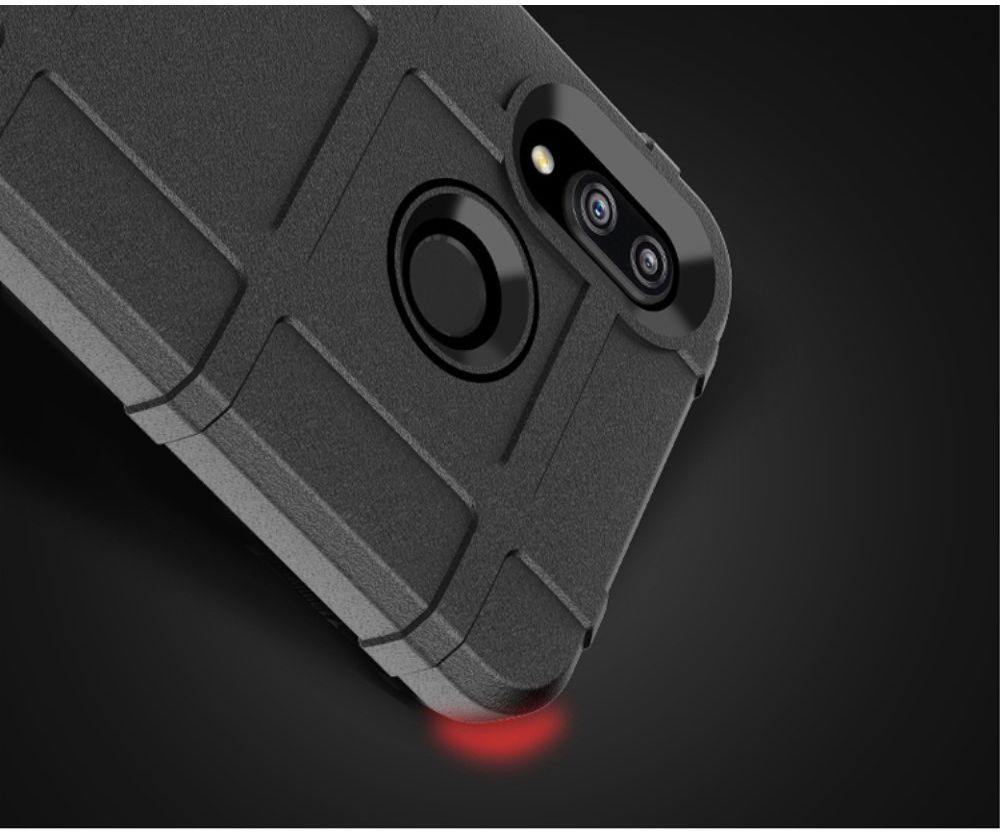 Huawei P20 Lite Anti-Shock Hybride Hoesje Zwart afbeelding 8