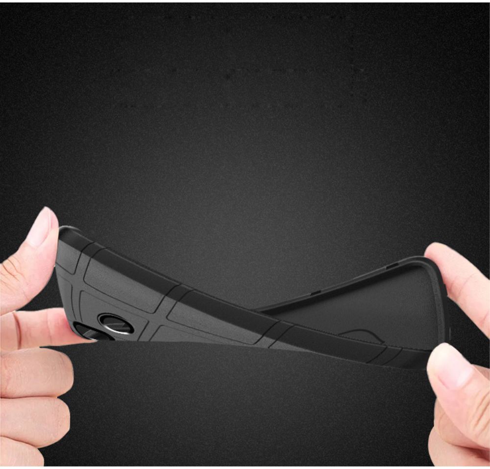 Huawei P20 Lite Anti-Shock Hybride Hoesje Zwart afbeelding 9