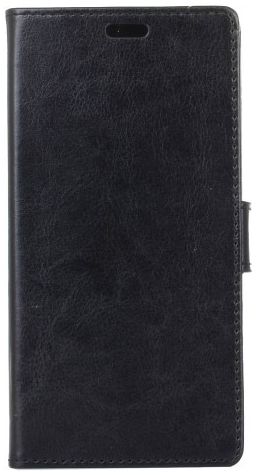 Samsung Galaxy J6 (2018) Crazy Horse Portemonnee Hoesje Zwart afbeelding 2