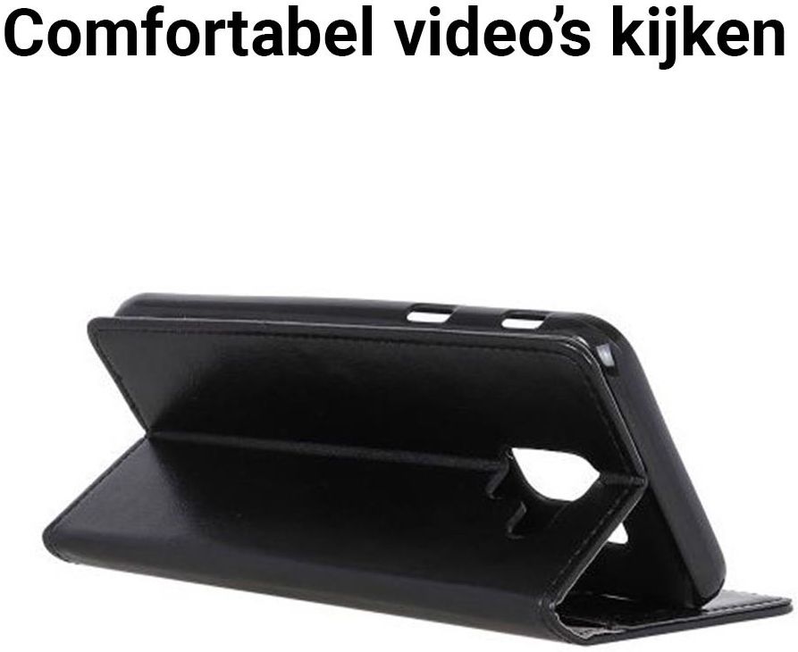 Samsung Galaxy J6 (2018) Crazy Horse Portemonnee Hoesje Zwart afbeelding 5