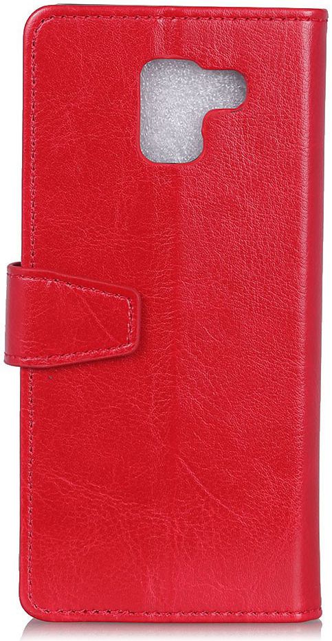 Samsung Galaxy J6 (2018) Crazy Horse Portemonnee Hoesje Rood afbeelding 8