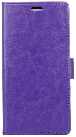 Samsung Galaxy J6 (2018) Crazy Horse Portemonnee Hoesje Paars afbeelding 1