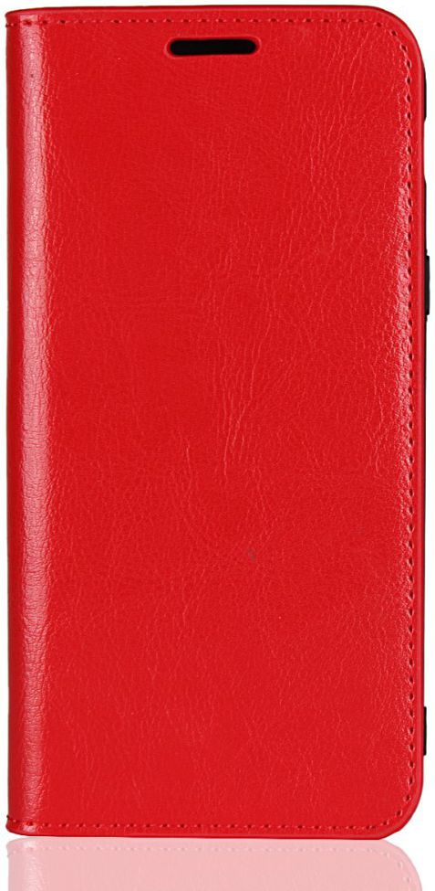 Samsung Galaxy A6 (2018) Crazy Horse Leren Portemonnee Hoesje Rood afbeelding 1