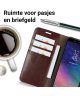 Samsung Galaxy A6 Crazy Horse Leren Portemonnee Hoesje Coffee