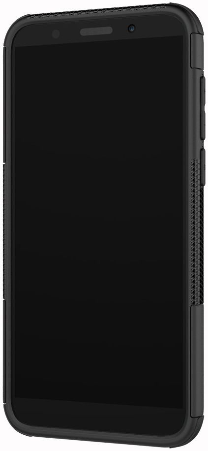 Huawei Y5 (2018) Hybride Kickstand Hoesje Zwart afbeelding 4