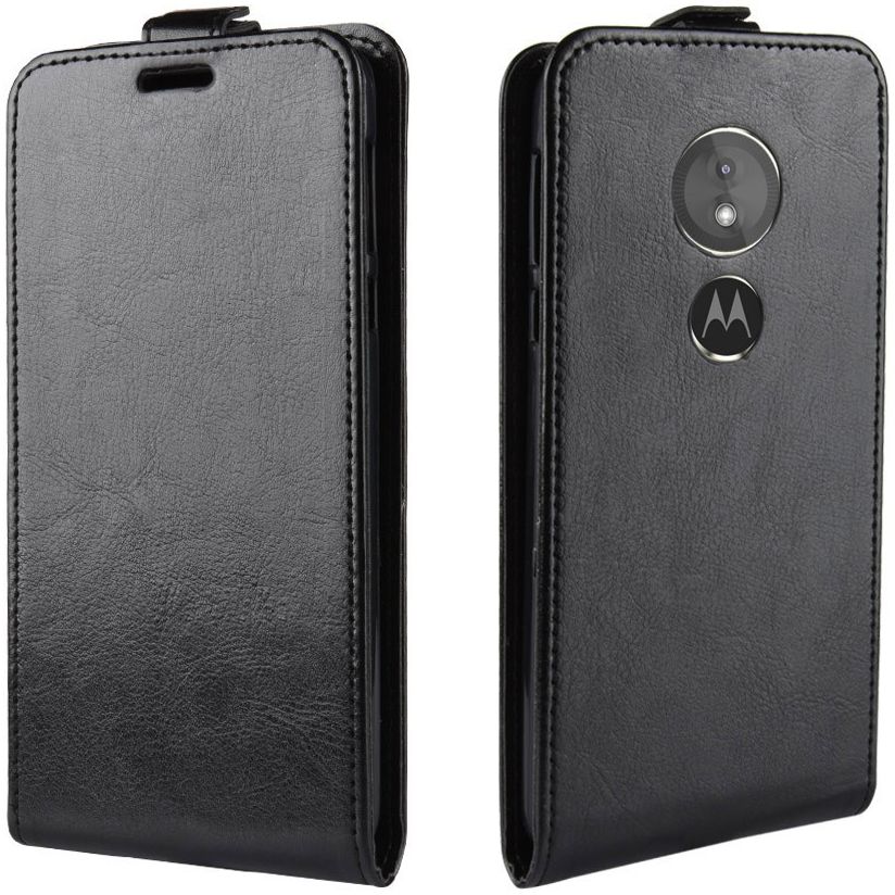 Motorola Moto G6 Play Portemonnee Flip Hoesje Zwart afbeelding 2
