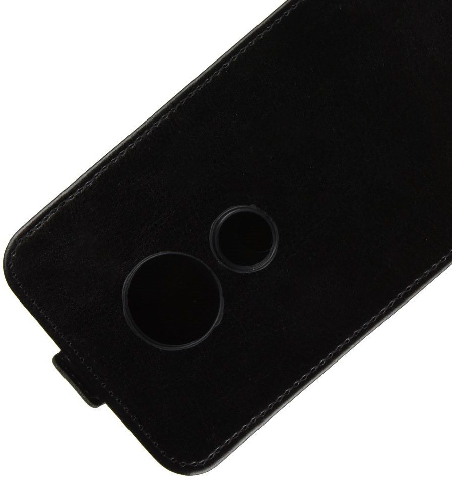 Motorola Moto G6 Play Portemonnee Flip Hoesje Zwart afbeelding 3