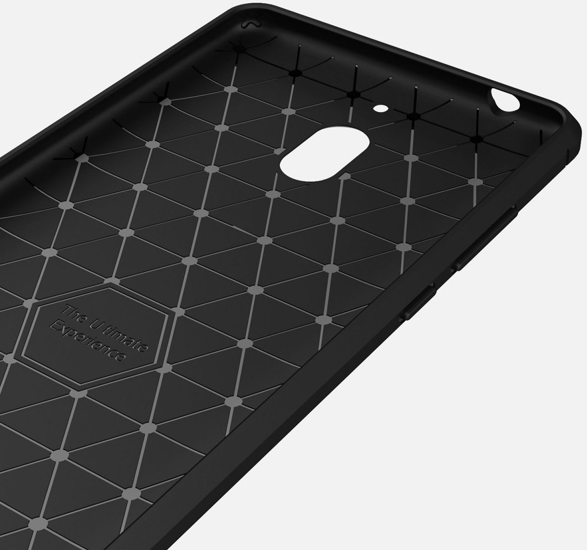 Nokia 2.1 Geborsteld TPU Hoesje Zwart afbeelding 8