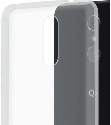 LG Q7 Hoesje Dun TPU Transparant afbeelding 2
