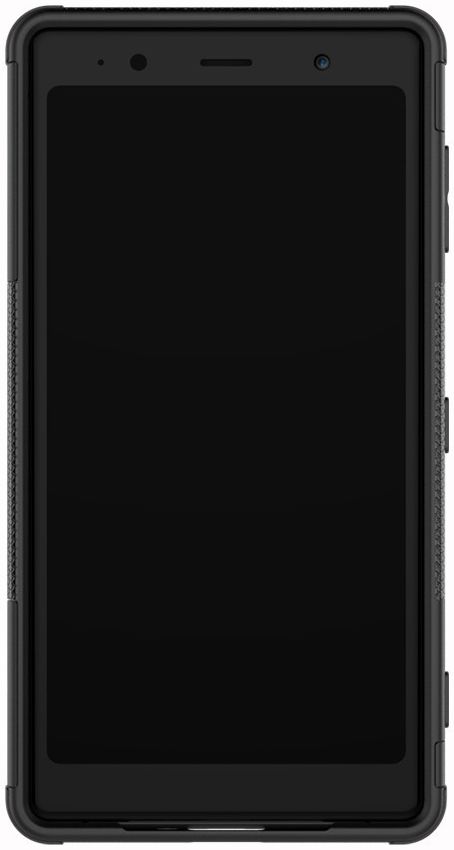 Sony Xperia XZ2 Premium Hybride Kickstand Hoesje Zwart afbeelding 5