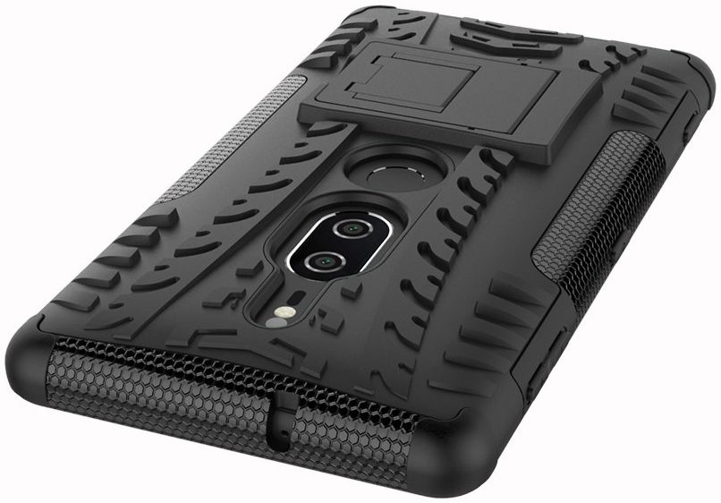 Sony Xperia XZ2 Premium Hybride Kickstand Hoesje Zwart afbeelding 8