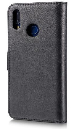 Huawei P20 Lite Leren Portemonnee Hoesje Zwart afbeelding 8