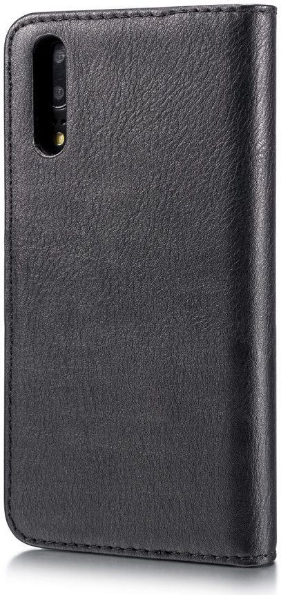 Huawei P20 Leren Portemonnee Hoesje Zwart afbeelding 14