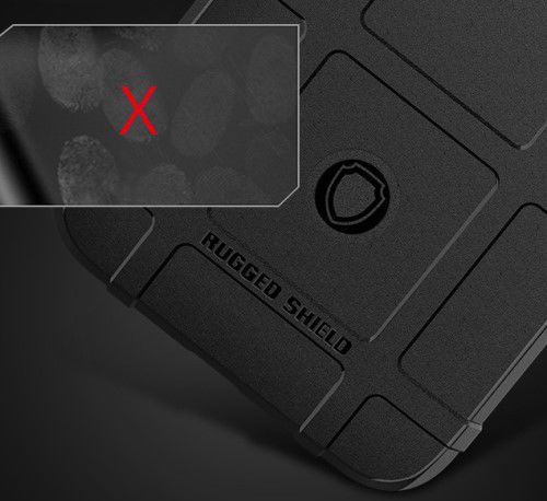 Apple iPhone X Rugged Armor Hoesje Zwart afbeelding 5