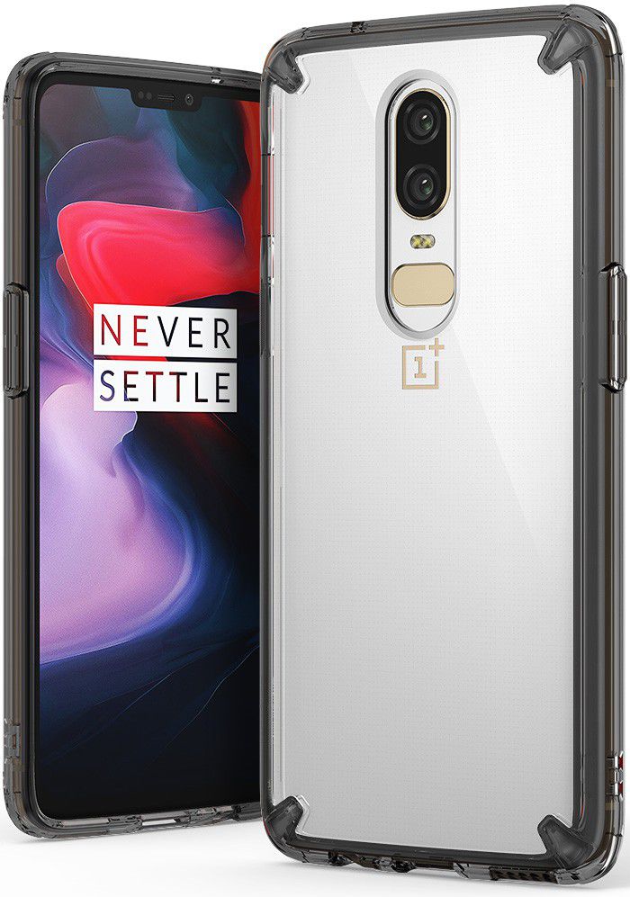 Ringke OnePlus 6 Fusion Hoesje Smoke Black afbeelding 1