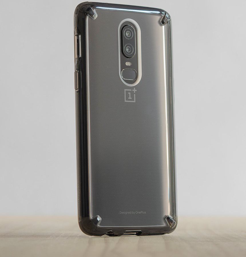 Ringke OnePlus 6 Fusion Hoesje Smoke Black afbeelding 3