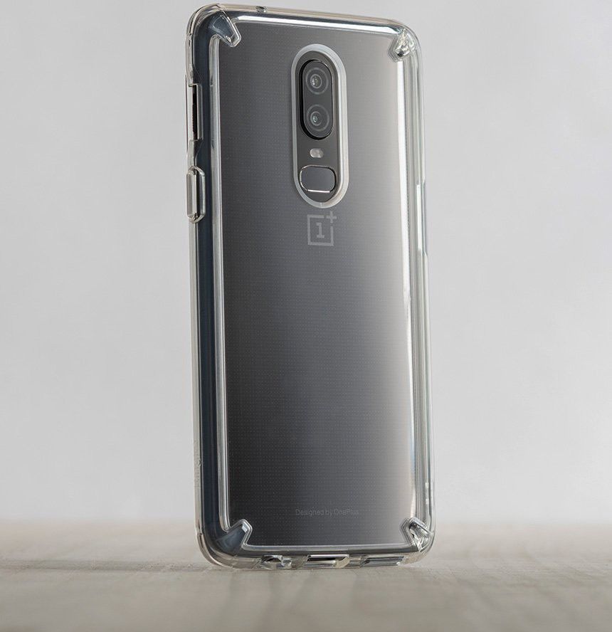 OnePlus 6 Ringke Fusion Hoesje Transparant afbeelding 4