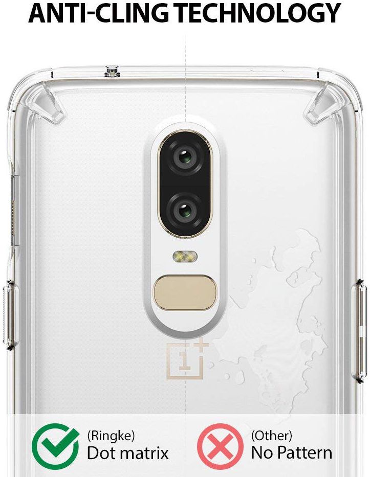 OnePlus 6 Ringke Fusion Hoesje Transparant afbeelding 5