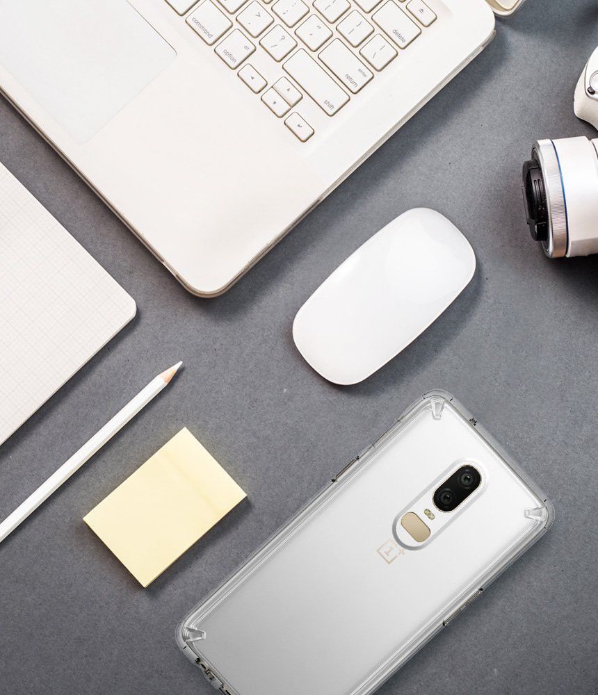OnePlus 6 Ringke Fusion Hoesje Transparant afbeelding 7