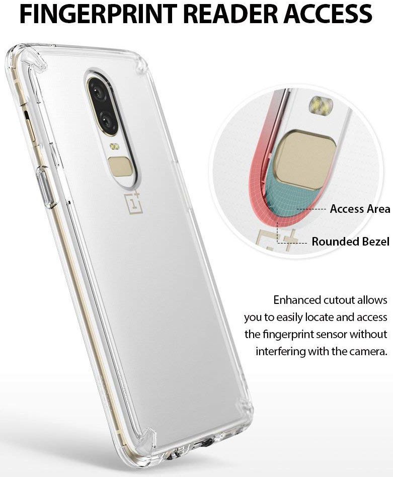 OnePlus 6 Ringke Fusion Hoesje Transparant afbeelding 8