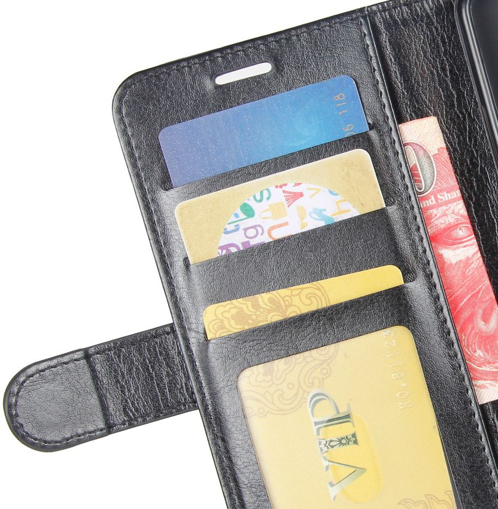 Alcatel 1X Portemonnee Hoesje Zwart afbeelding 6