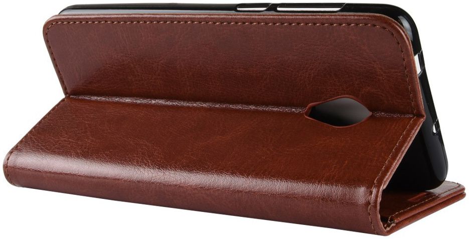 Alcatel 1X Portemonnee Hoesje Bruin afbeelding 5