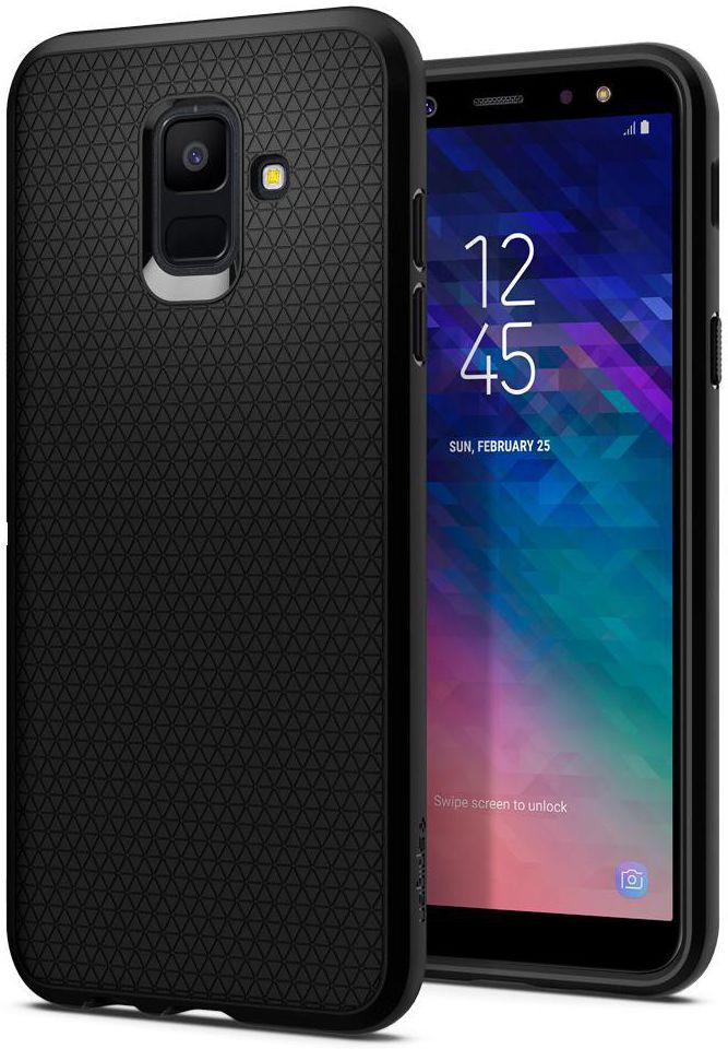 Spigen Liquid Air Samsung Galaxy A6 Zwart afbeelding 1