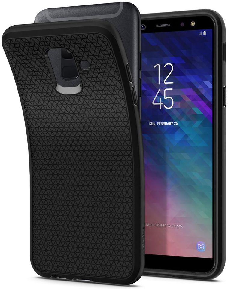 Spigen Liquid Air Samsung Galaxy A6 Zwart afbeelding 2