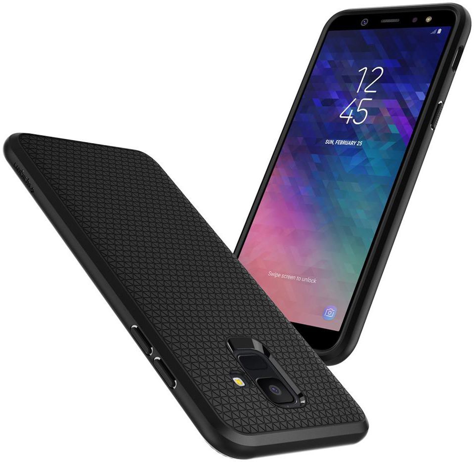 Spigen Liquid Air Samsung Galaxy A6 Zwart afbeelding 4