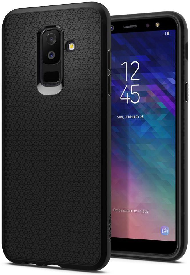 Spigen Liquid Air Samsung Galaxy A6 Plus Zwart afbeelding 1