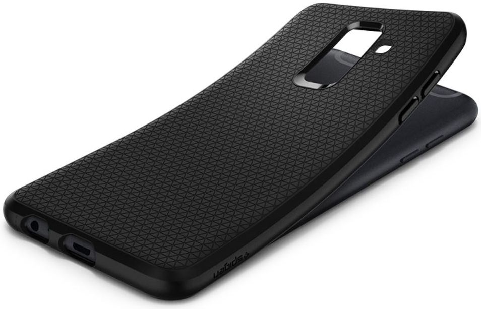 Spigen Liquid Air Samsung Galaxy A6 Plus Zwart afbeelding 2