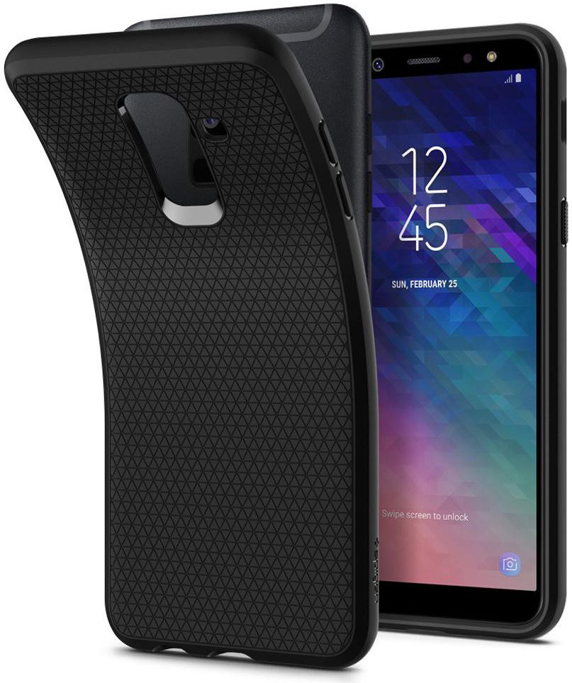 Spigen Liquid Air Samsung Galaxy A6 Plus Zwart afbeelding 6