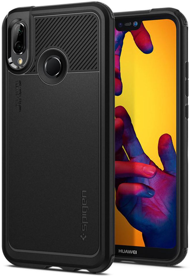 Spigen Marked Amor Case Huawei P20 Lite Zwart afbeelding 1