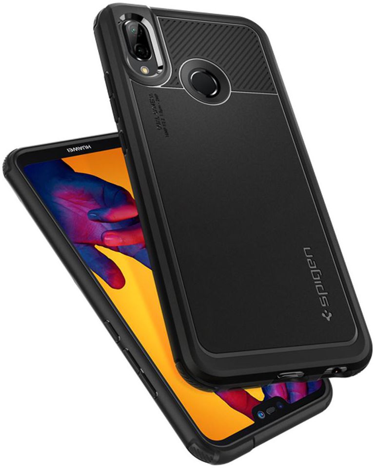 Spigen Marked Amor Case Huawei P20 Lite Zwart afbeelding 3