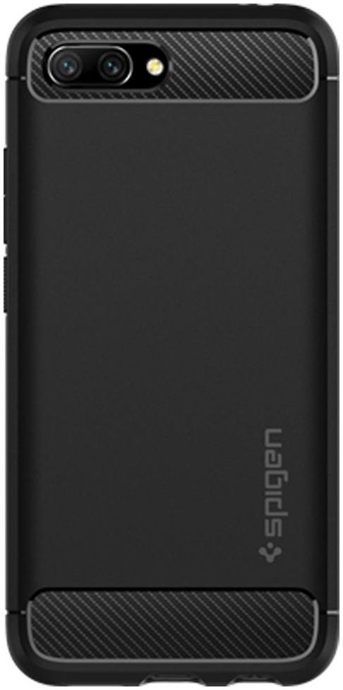 Spigen Rugged Armor Hoesje Honor 10 Zwart afbeelding 6