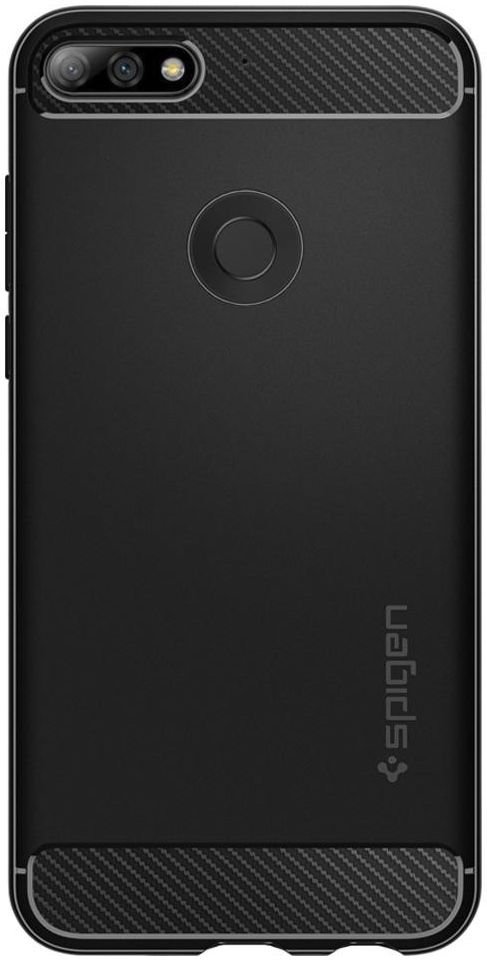 Spigen Rugged Armor Hoesje Huawei Y7 (2018) Black afbeelding 6