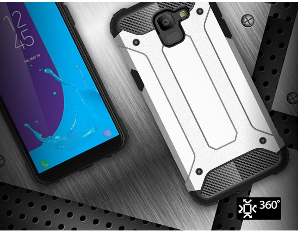 Samsung Galaxy J6 (2018) Hybride Hoesje Donker Blauw afbeelding 8