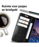 Nokia 7 Plus Echt Leren Book Case Hoesje Zwart