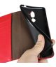 Nokia 7 Plus Echt Leren Book Case Hoesje Rood