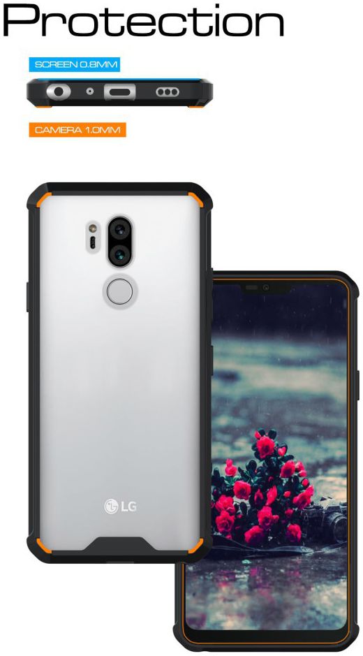 LG G7 Hoesje Armor Backcover Zwart afbeelding 12