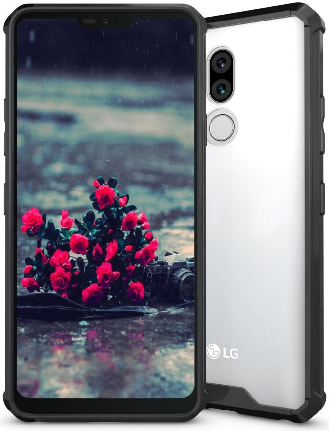 LG G7 Hoesje Armor Backcover Zwart afbeelding 2