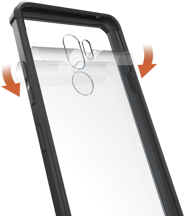 LG G7 Hoesje Armor Backcover Zwart afbeelding 4