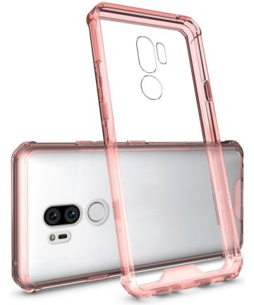 LG G7 Hoesje Armor Backcover Roze Hoesjes