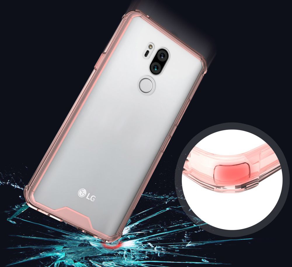LG G7 Hoesje Armor Backcover Roze afbeelding 11