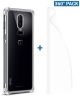 IMAK OnePlus 6 Hoesje Flexibel TPU met Screenprotector Transparant