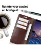 Nokia 7 Plus Echt Leren Book Case Hoesje Bruin