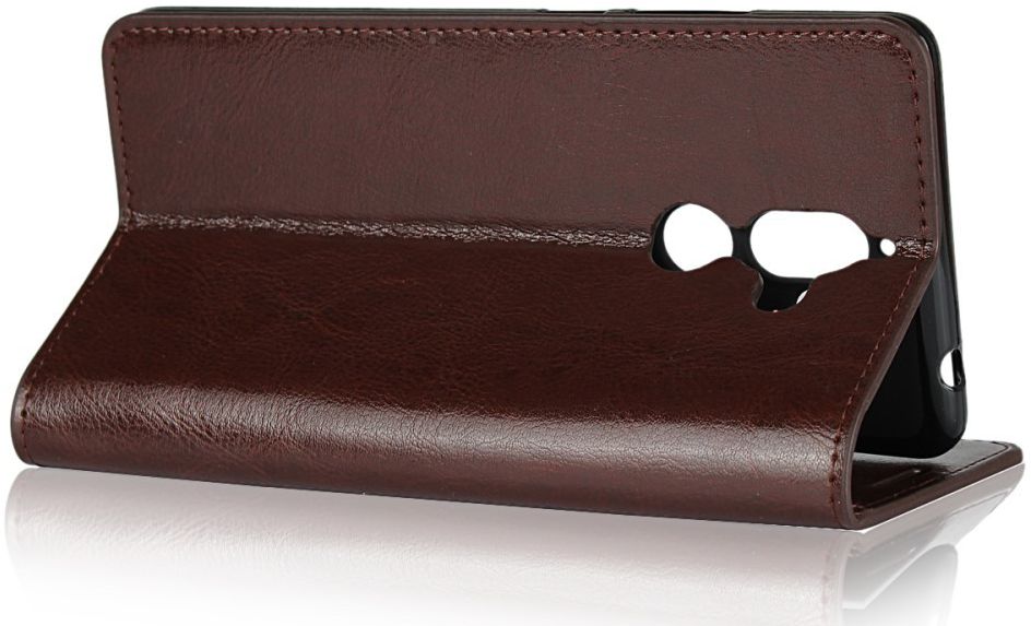 Nokia 7 Plus Echt Leren Book Case Hoesje Bruin afbeelding 8