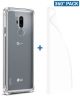 IMAK LG G7 ThinQ Hoesje Flexibel TPU met Screenprotector Transparant